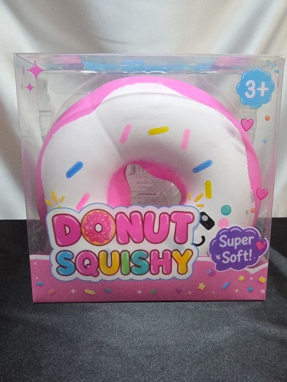 Plush Toy - White & Pink